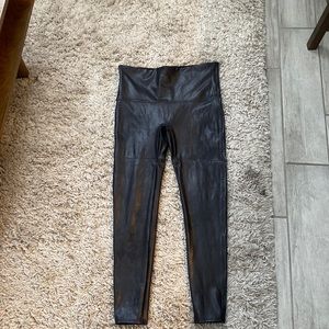 SPANX leather leggings
